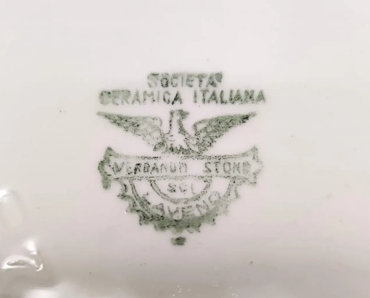 Piatto da portata in ceramica di Guido Andlovitz per Laveno, anni '30 7