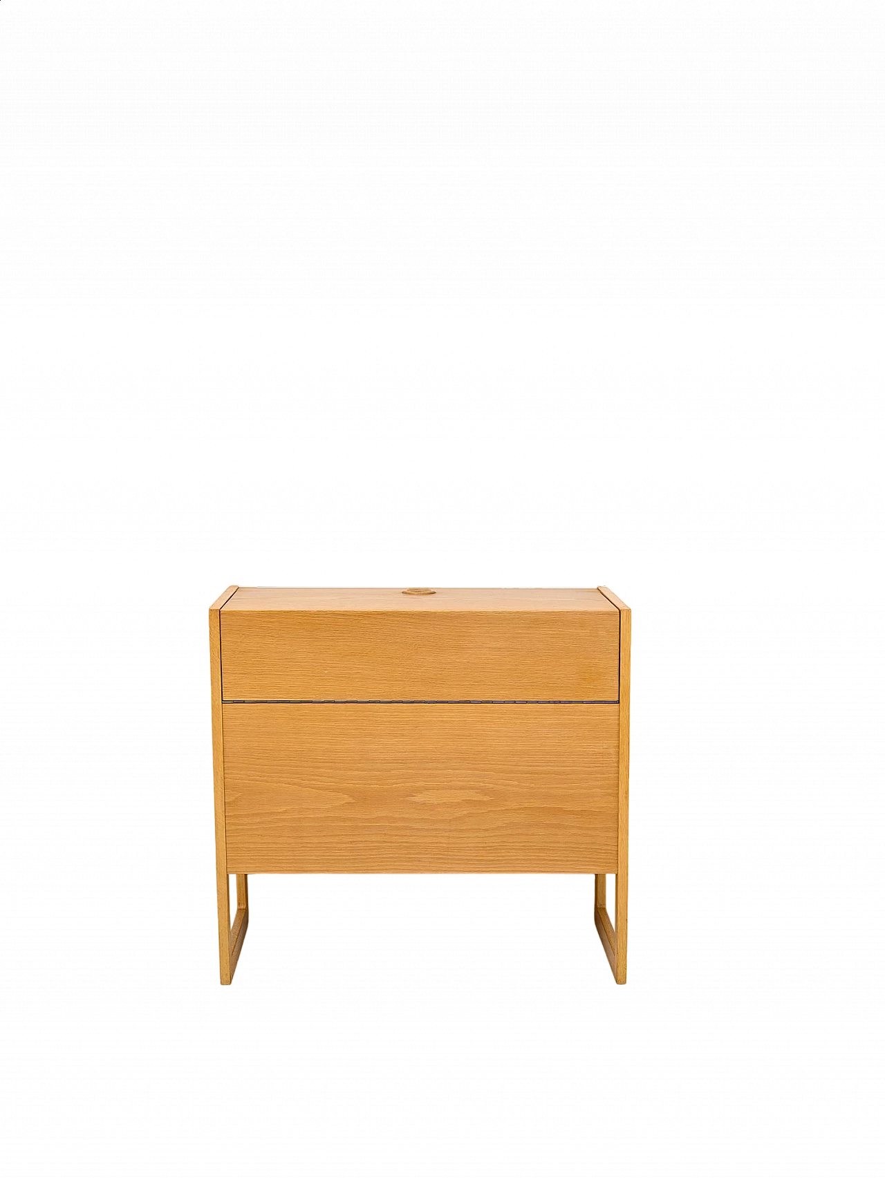 Scandinavian oak bar cabinet, 1960s 13