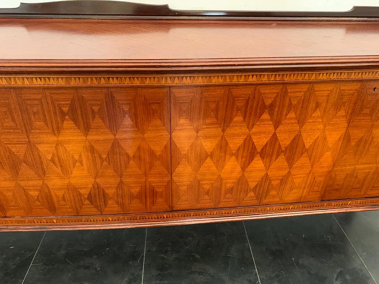 Inlaid sideboard attributed to Paolo Buffa for La Permanente Mobili Cantù, 1950s 2