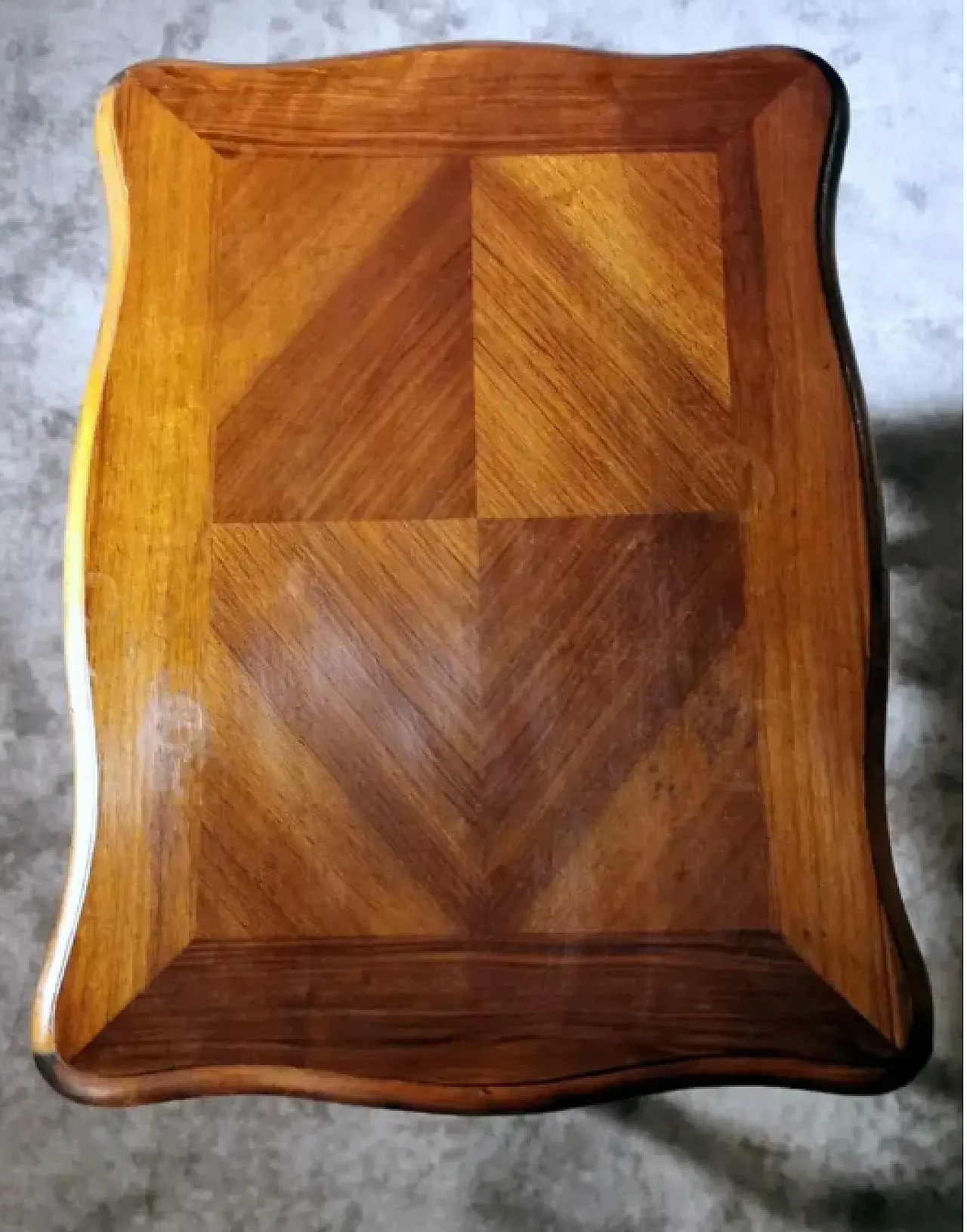 Toleletta francese in stile Luigi Filippo con specchio e cassetti, tardo '800 14