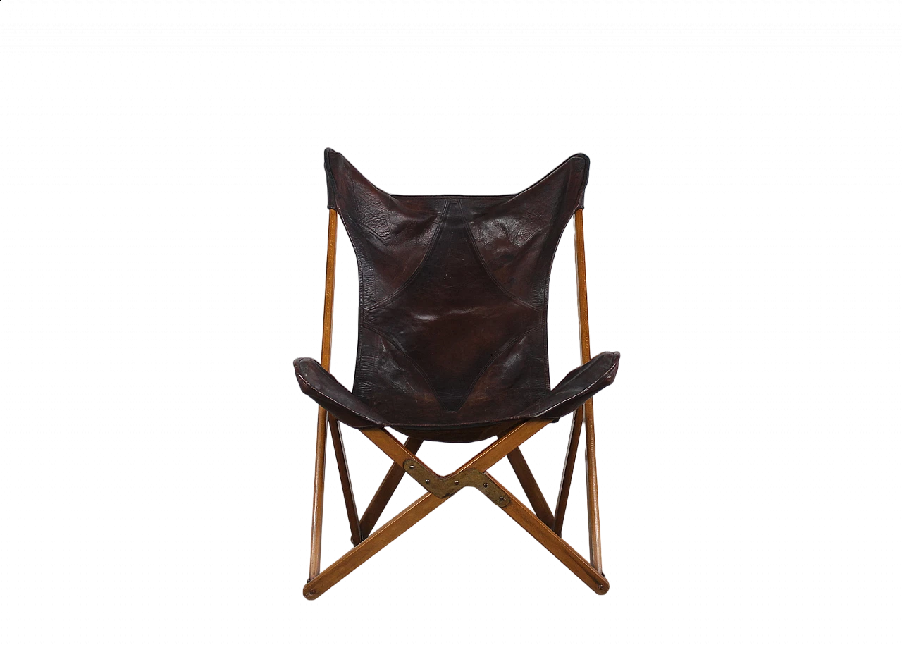 Tripolina folding chair by Vittoriano Viganò, 1930s 10