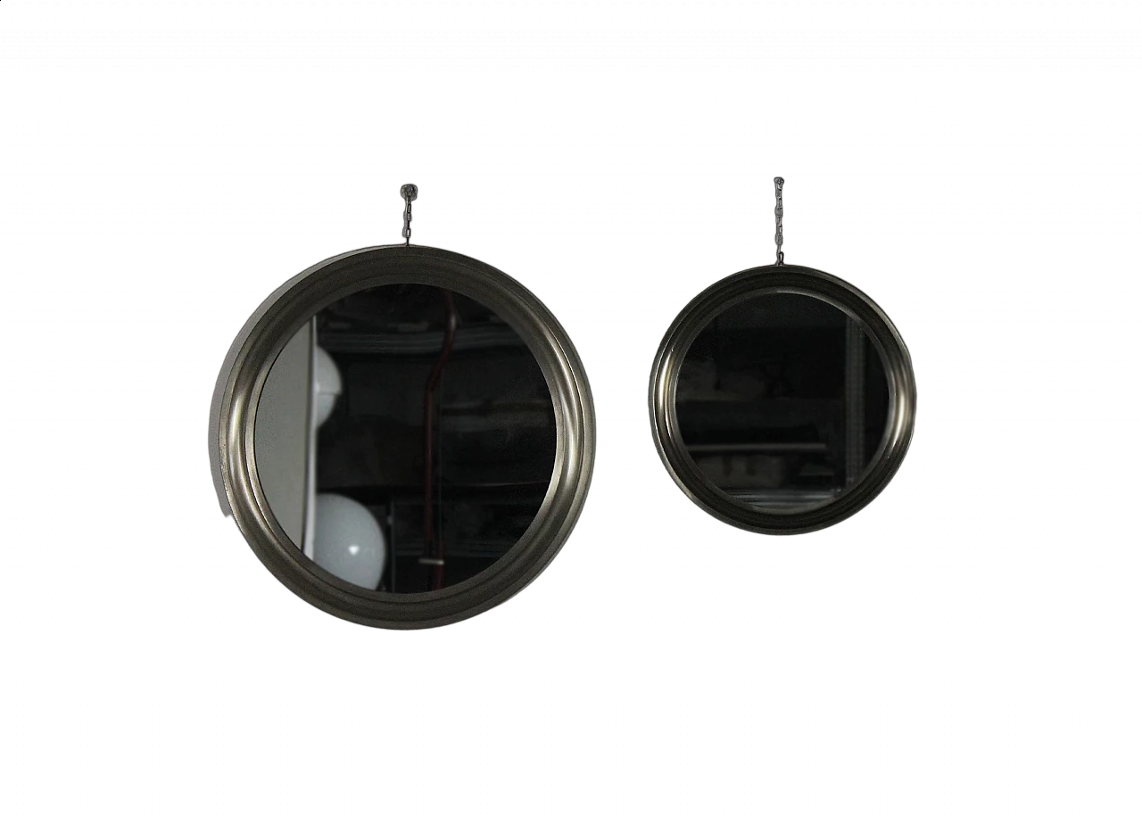 Pair of Narciso mirrors by Sergio Mazza for Artemide, 1960s 6