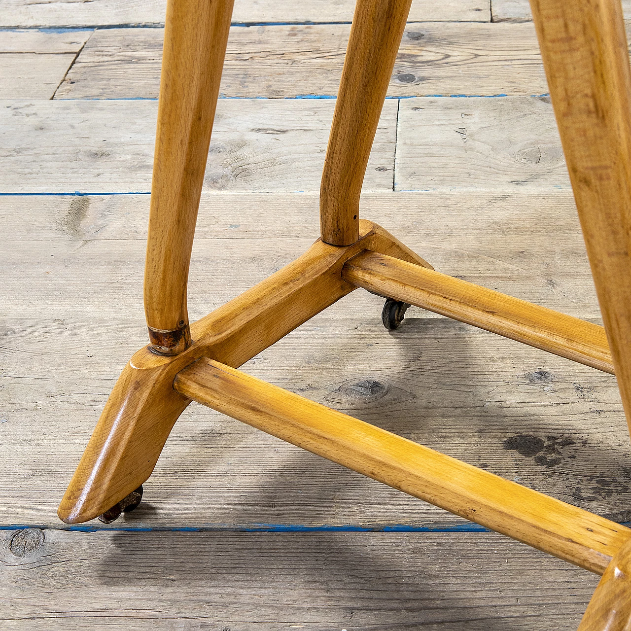 Double valet stand with casters by Fratelli Reguitti, 1950s 5