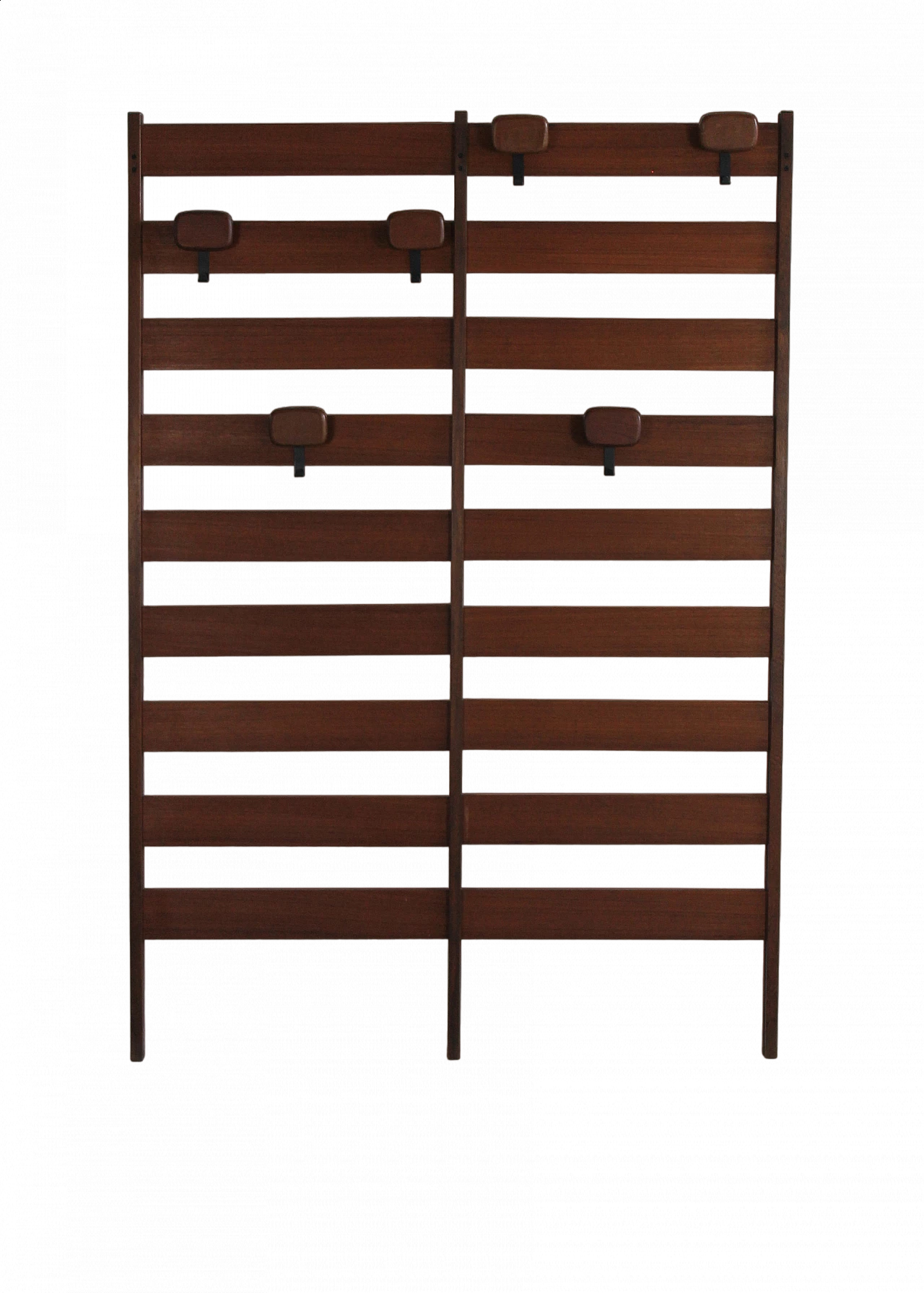 Walnut coat rack by Poltronova, 1960s 5