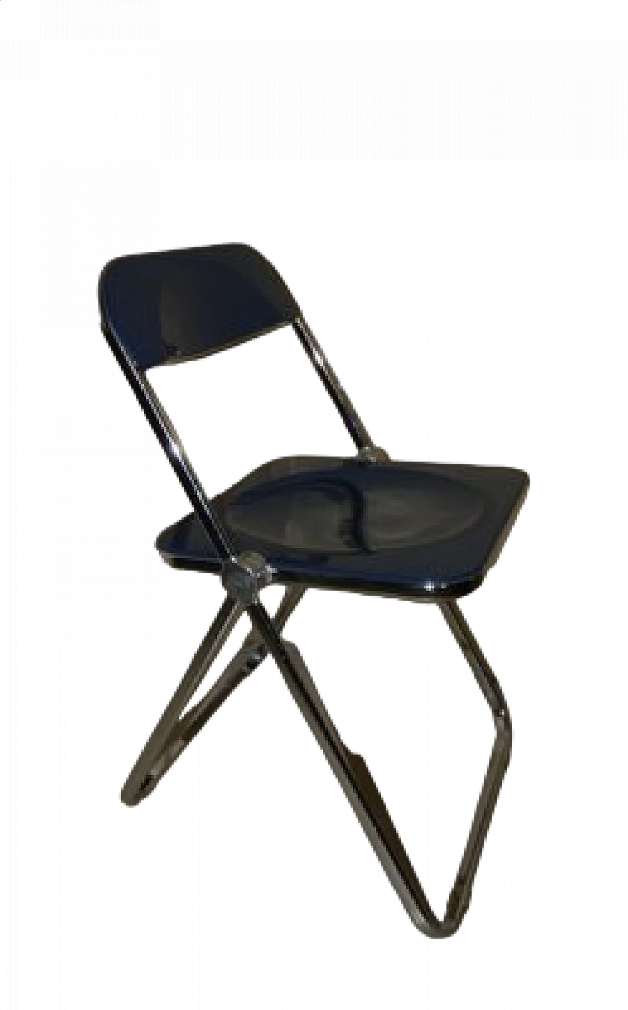 Blue Plia chair by Giancarlo Piretti for Anonima Castelli, 1960s 19