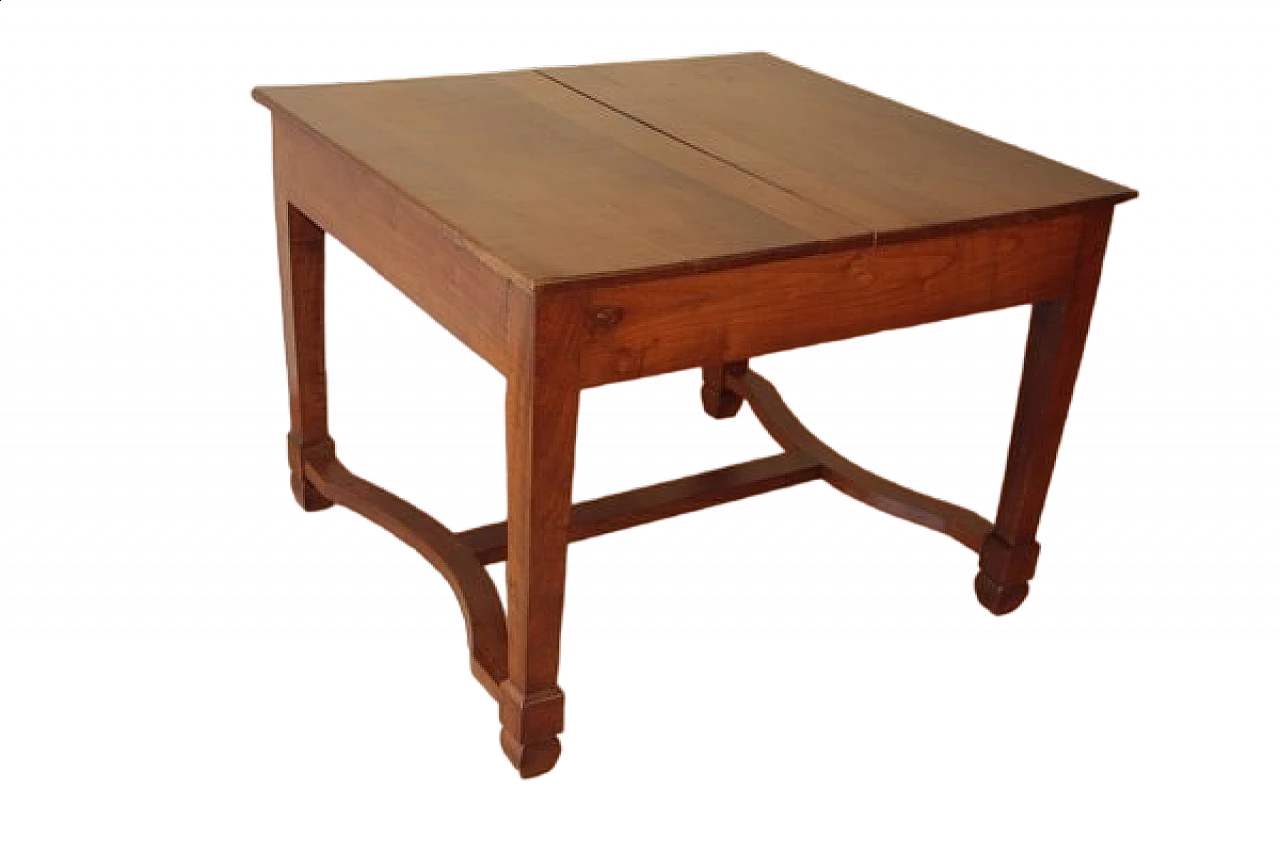 Liberty solid cherry wood extendable table, 1920s 24