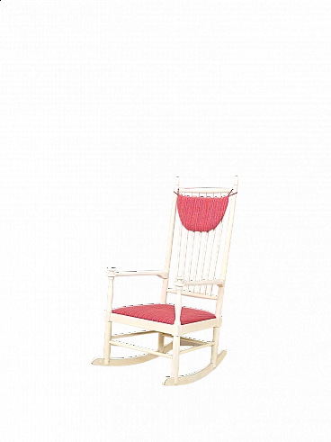 Sedia a dondolo scandinava, anni ’60