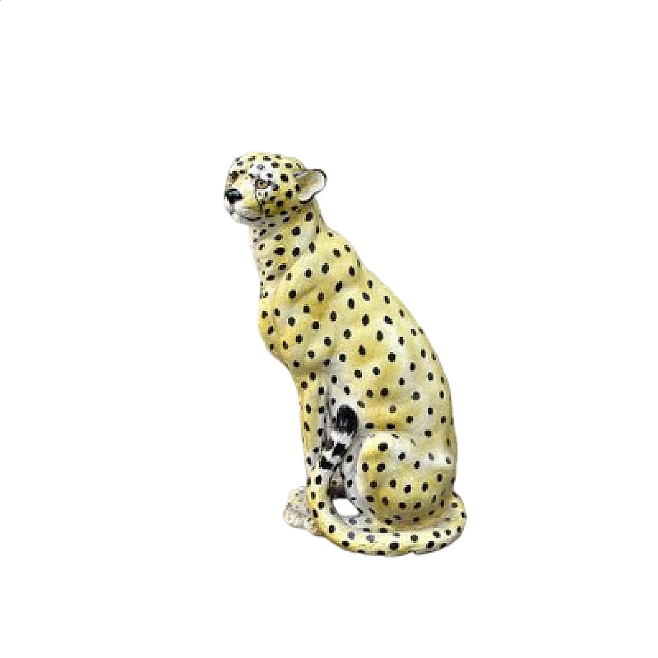 Ceramic leopard sculpture, 1970s 6