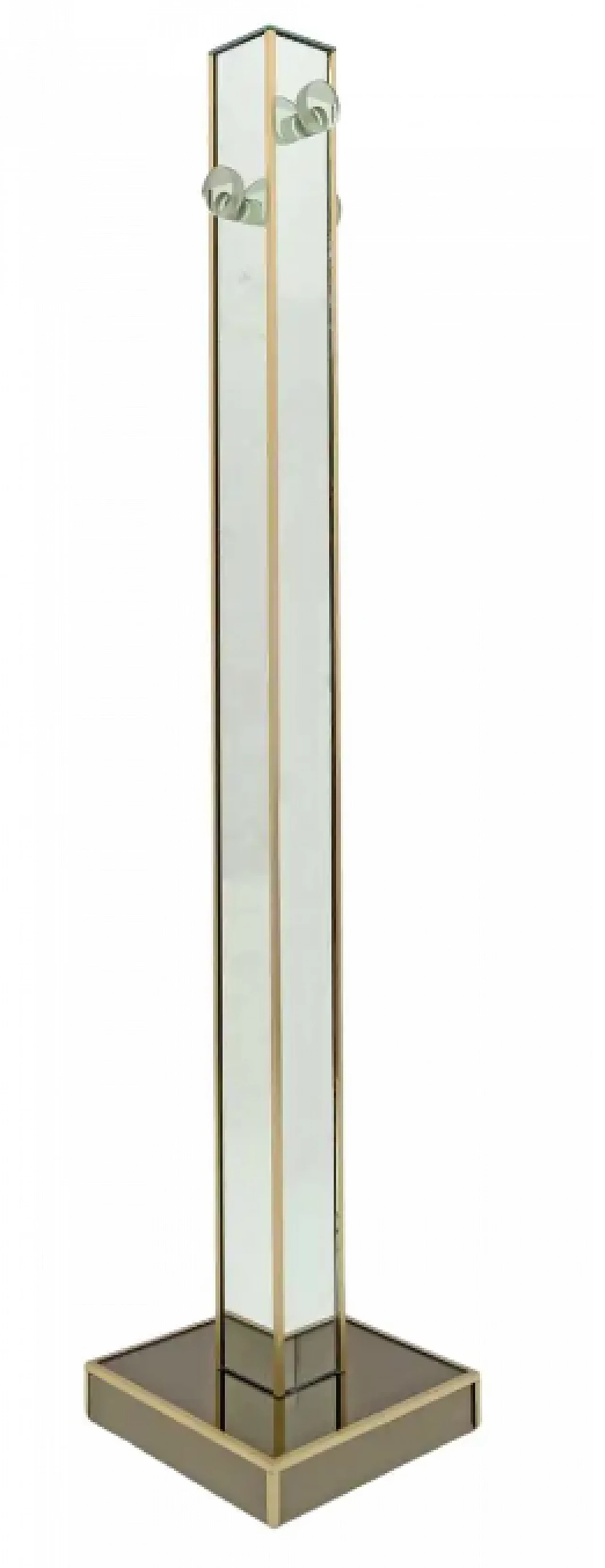 Decorvetro mirror coat rack, 1970s 1