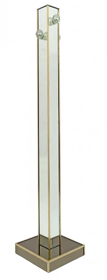 Appendiabiti a specchio di Decorvetro, anni '70