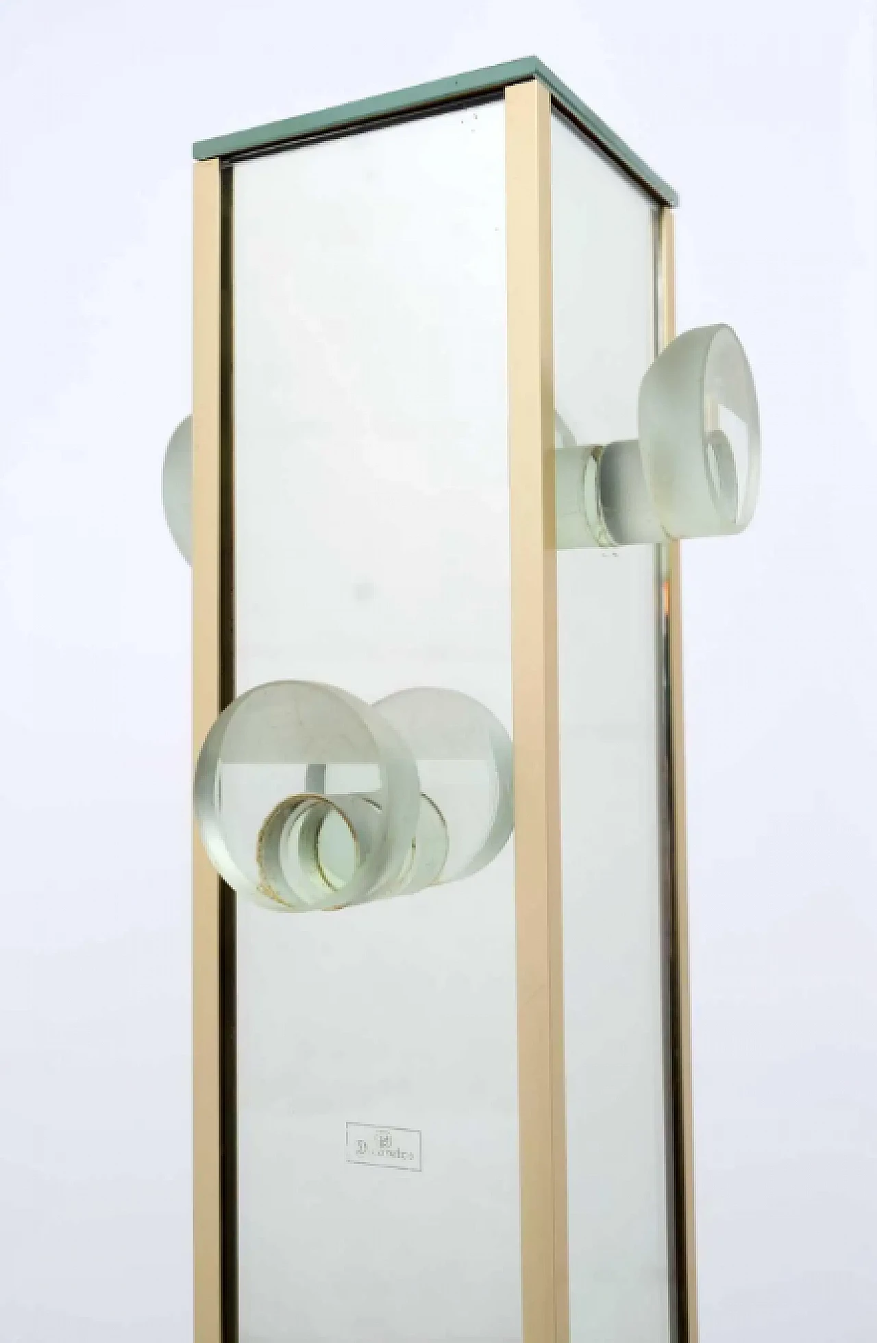 Decorvetro mirror coat rack, 1970s 5