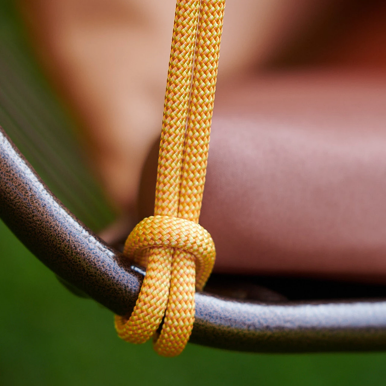 Real leather hanging chair 4