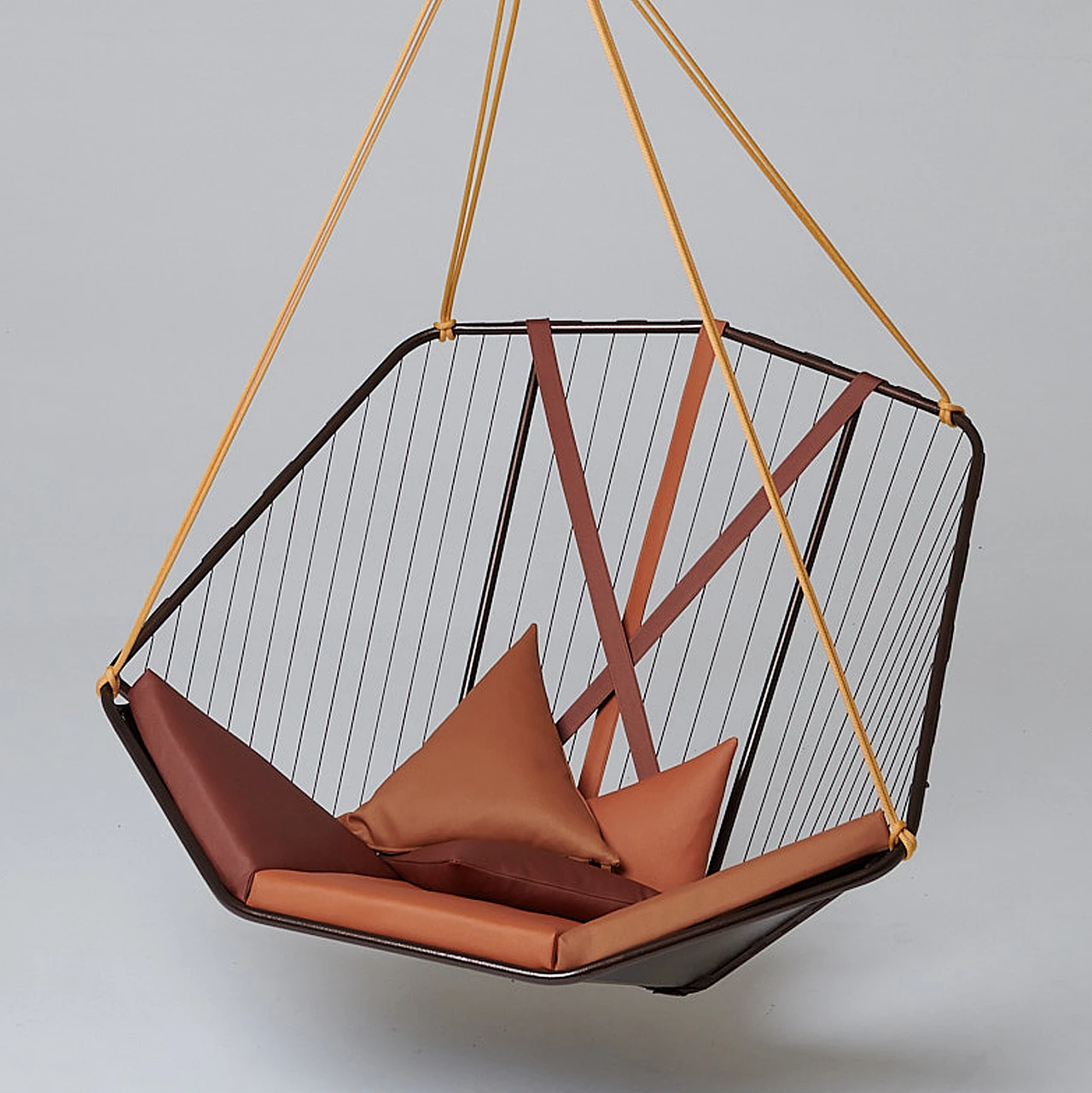 Real leather hanging chair 7
