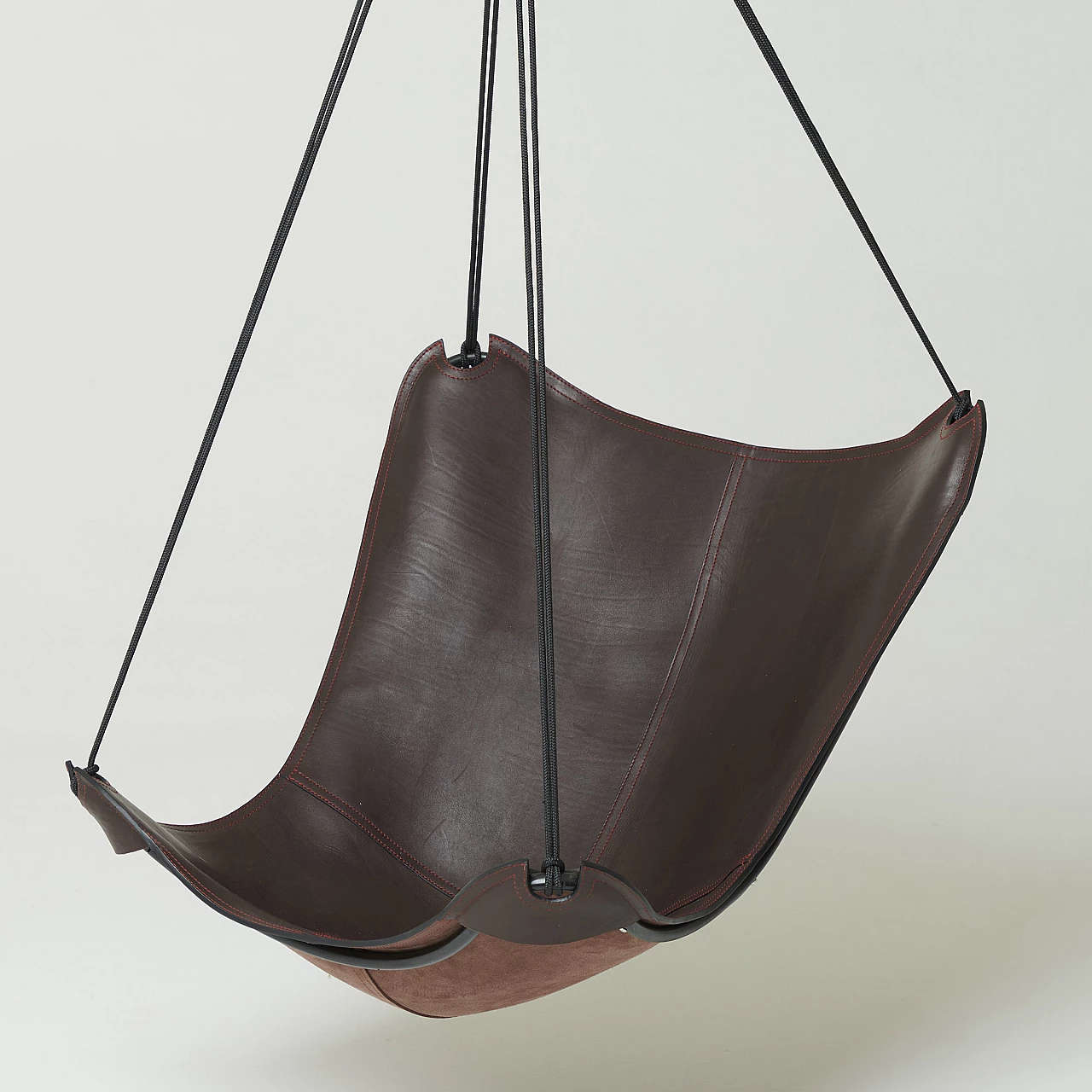 Leather Butterfly hanging armchair 1