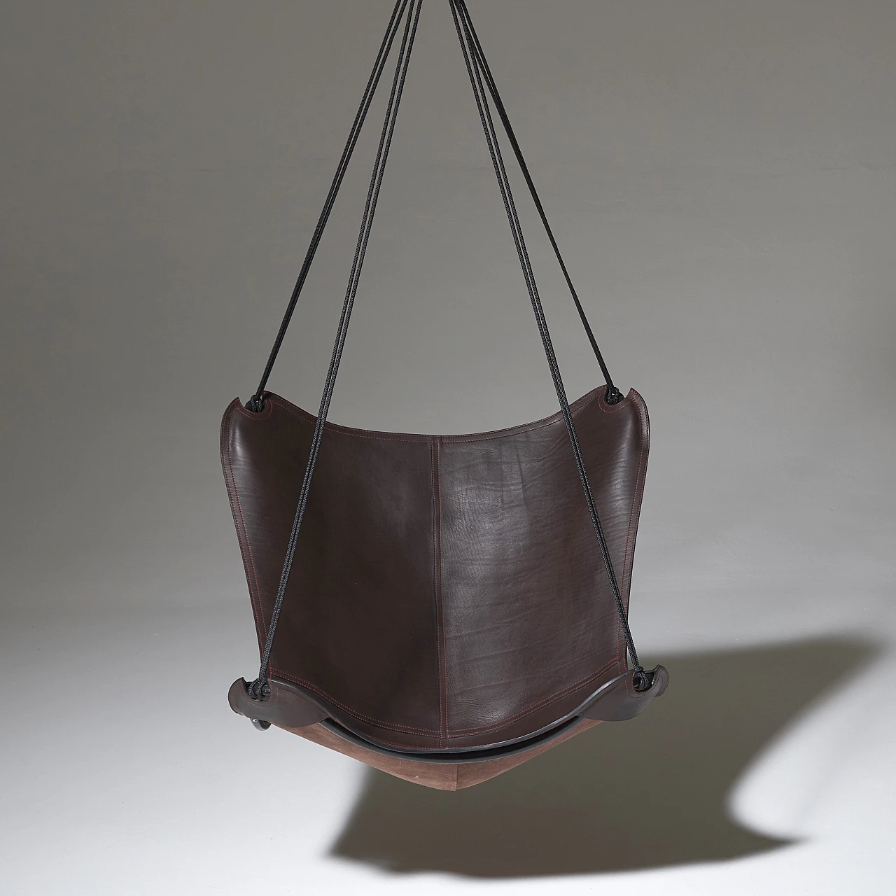 Leather Butterfly hanging armchair 2