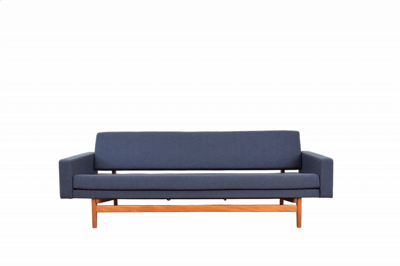 Solid teak-stained beechwood dormeuse by Karl-Erik Ekselius for JOC Vetlanda, 1960s 20