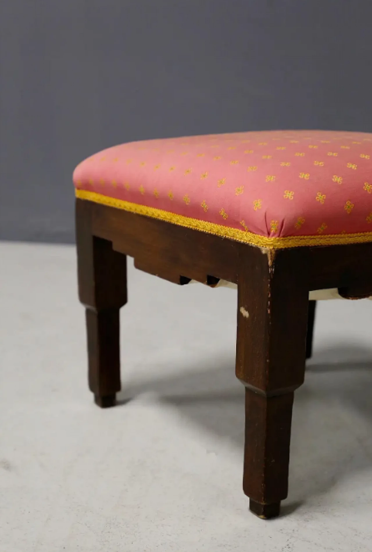 French stool attributed to Pierre Chareau, early 20th century 2