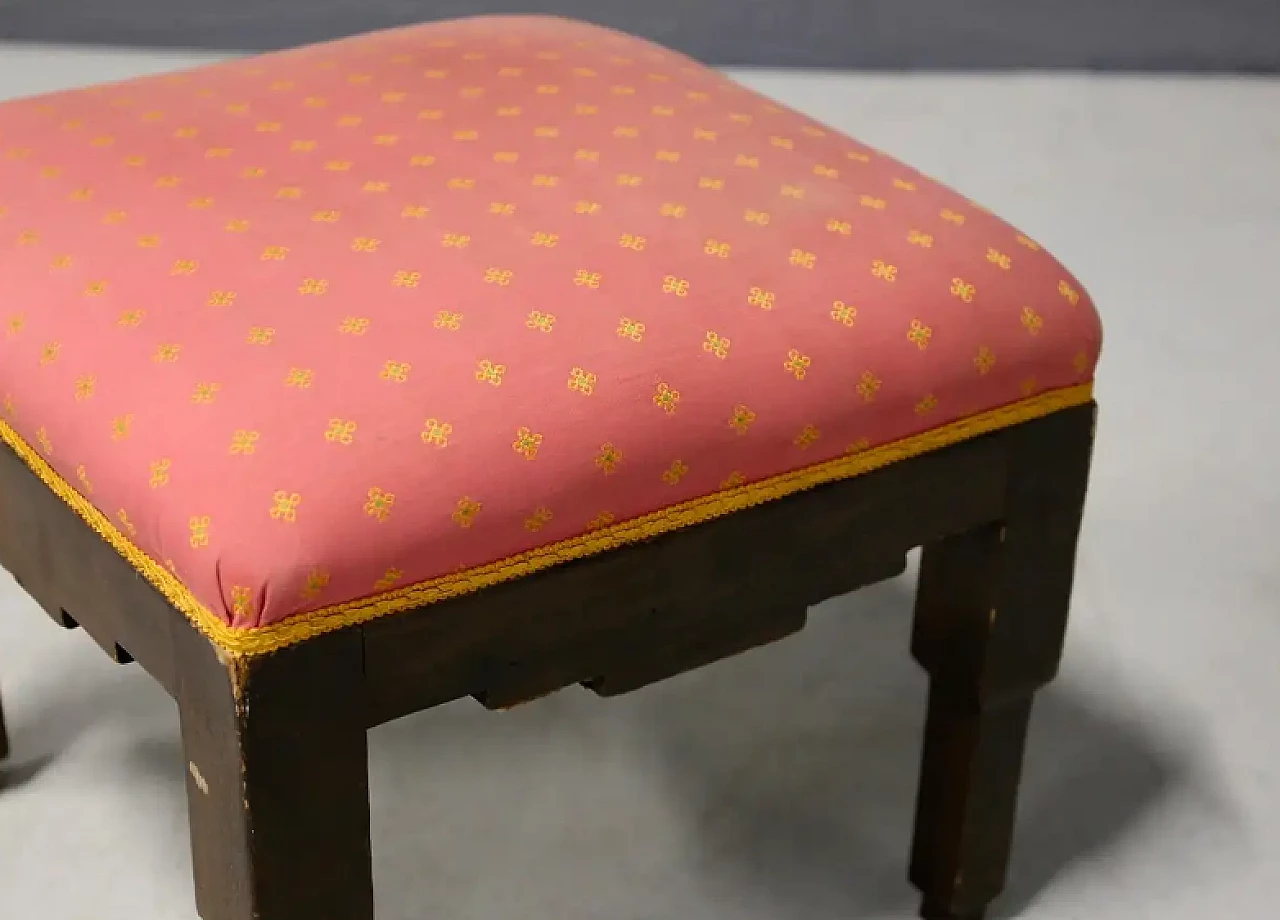 Sgabello francese attribuito a Pierre Chareau, primo '900 3