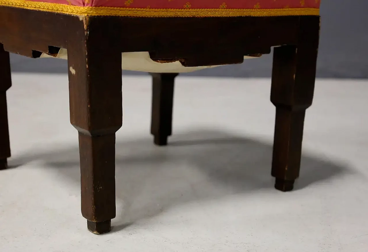 Sgabello francese attribuito a Pierre Chareau, primo '900 4