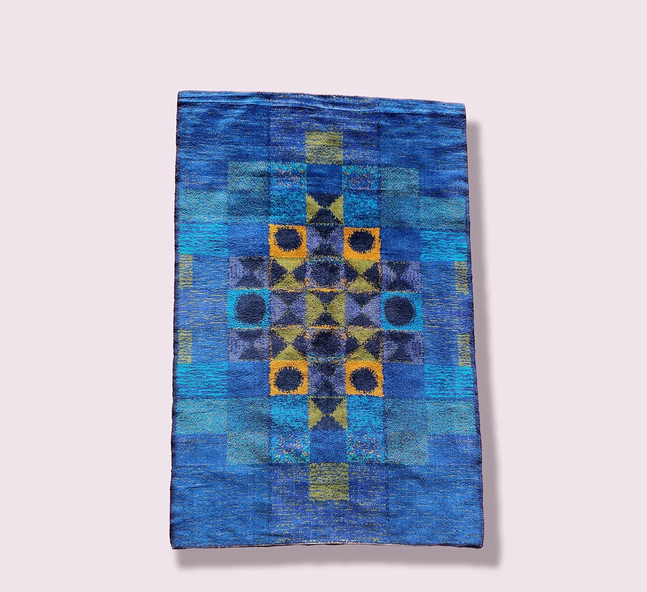 Wool rug by Hojer Eksport Wilton, 1960s 1