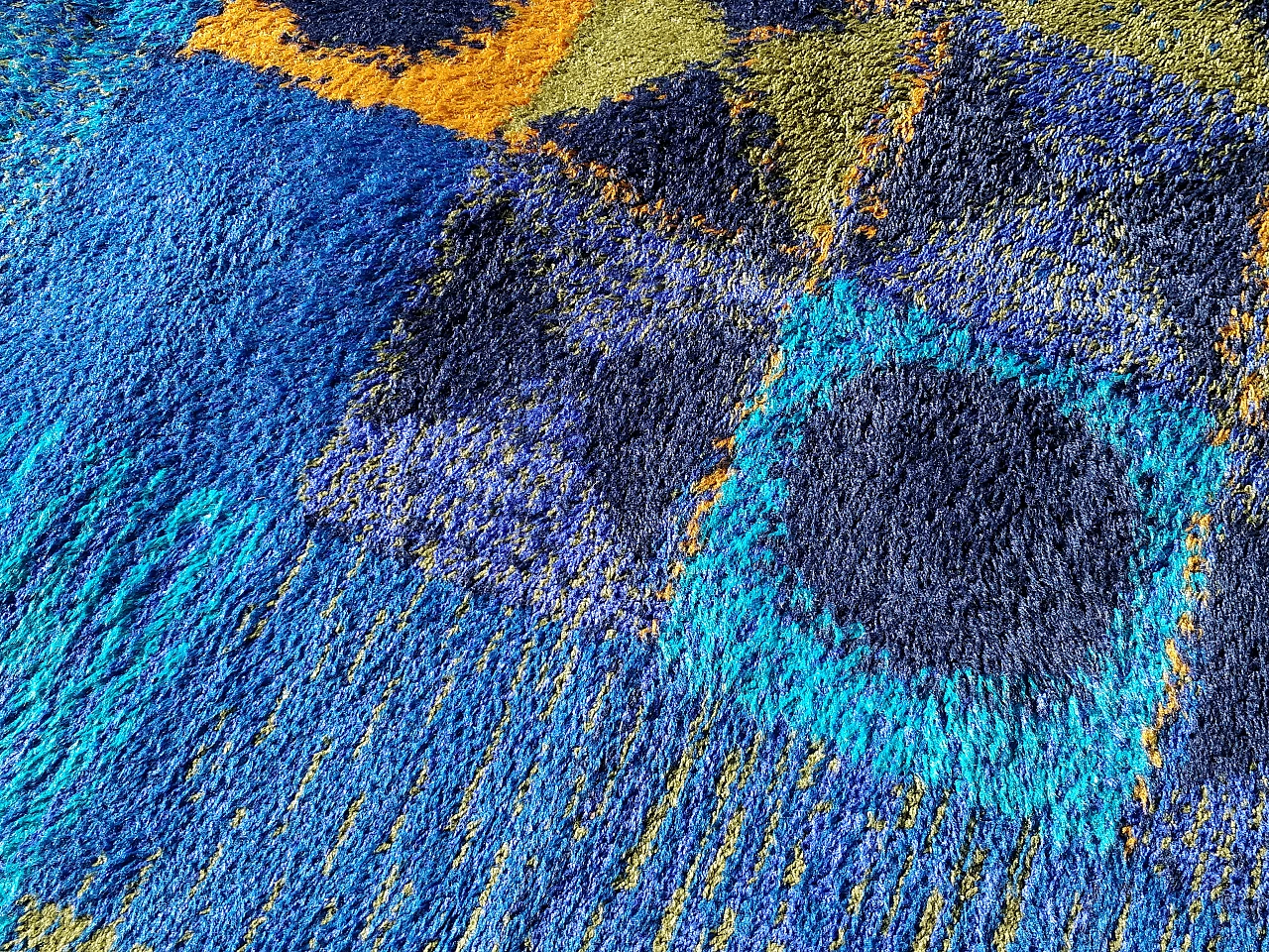 Wool rug by Hojer Eksport Wilton, 1960s 2