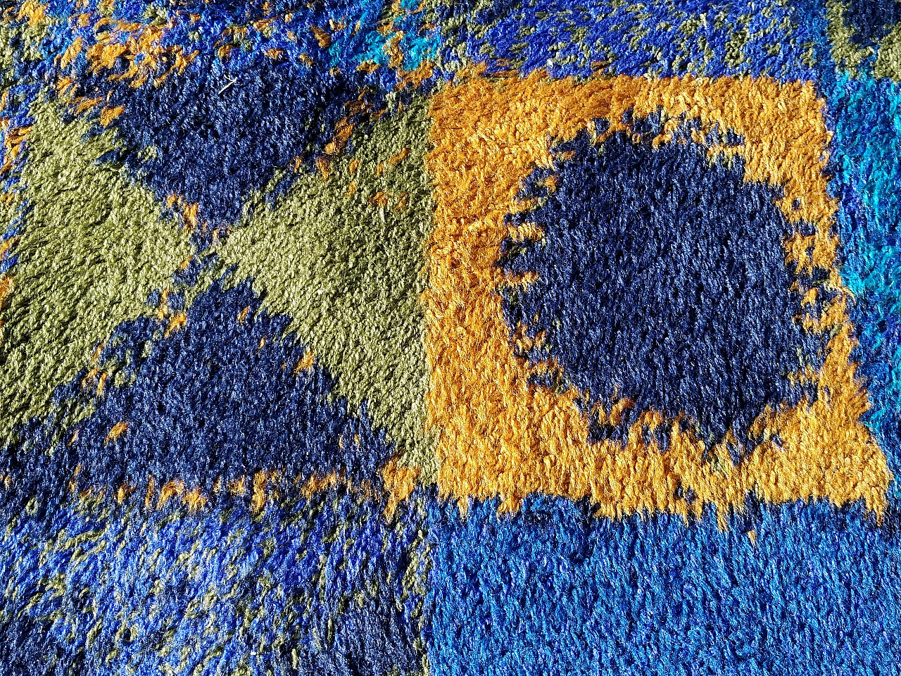 Wool rug by Hojer Eksport Wilton, 1960s 3