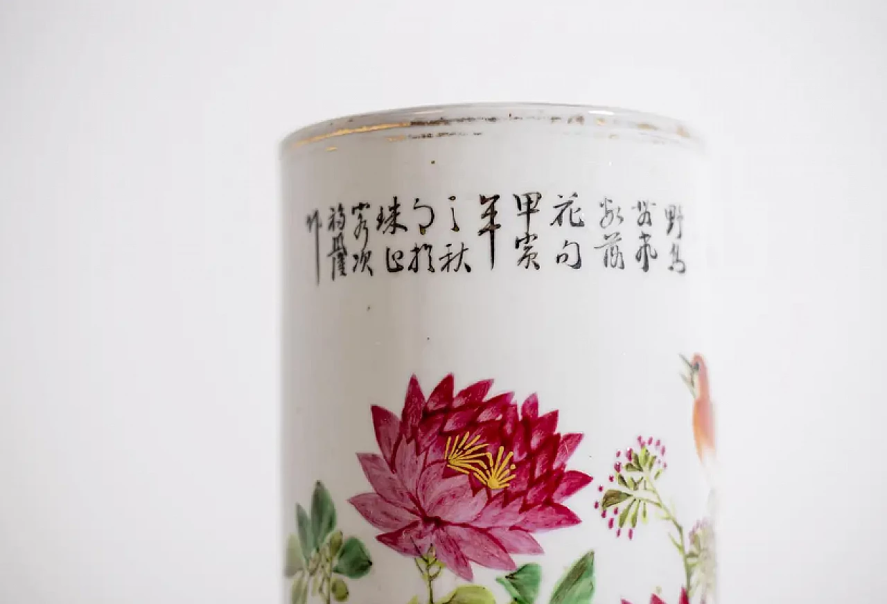 Vaso in porcellana cinese attribuito a Dinastia Qing Guangxu, primo '900 4