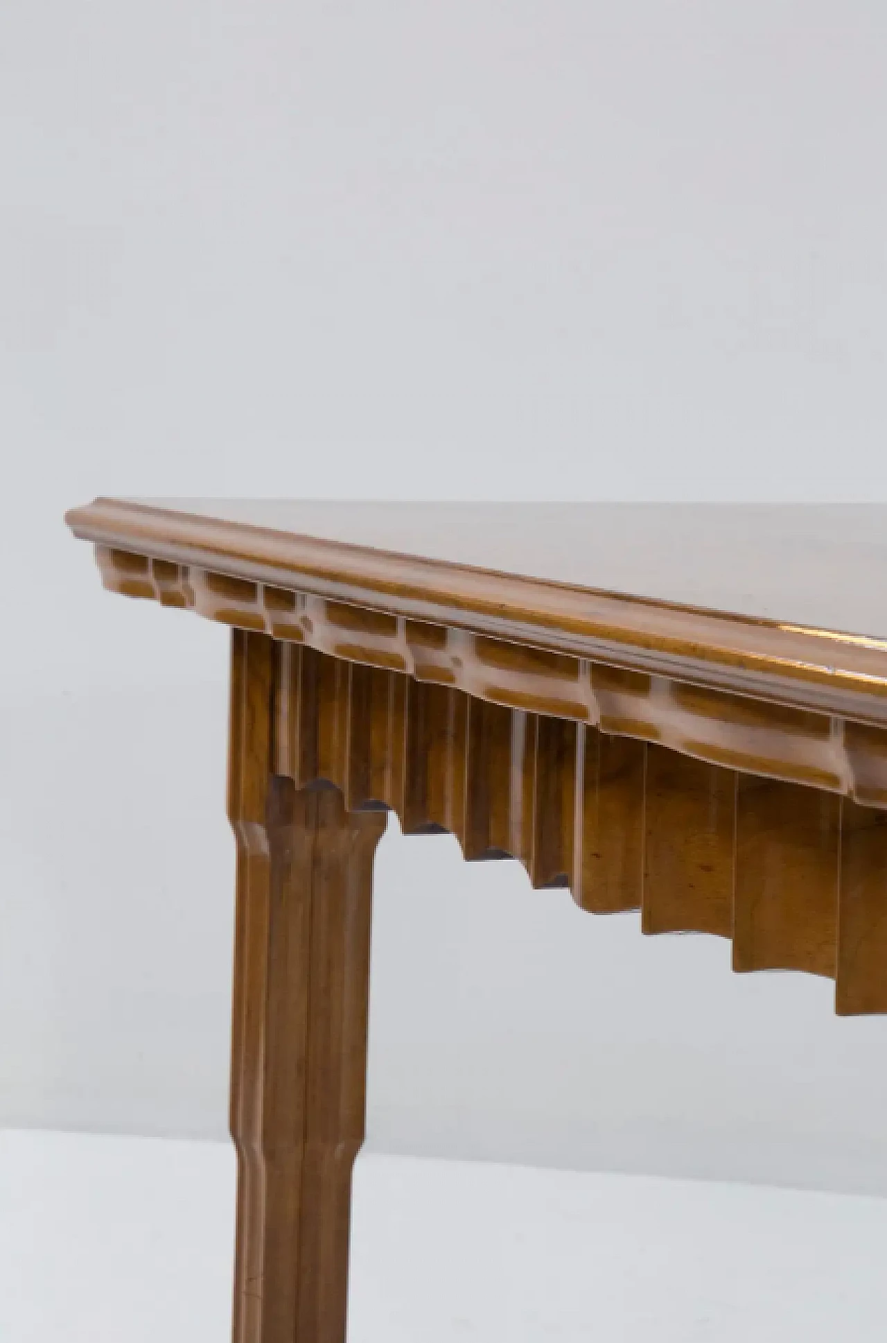 Tavolo da pranzo in legno attribuito a Paul Follot, anni '20 6