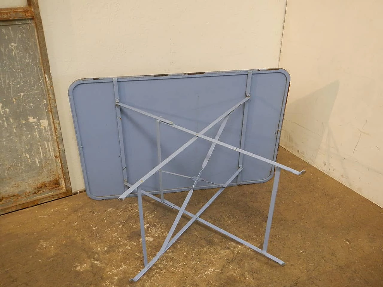 Rectangular folding garden table, 1980s 7