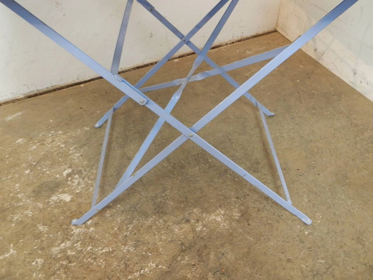 Rectangular folding garden table, 1980s 9