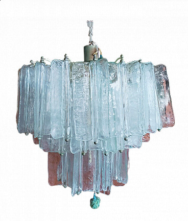 Murano glass chandelier attributed to Toni Zuccheri for Venini, 1950s