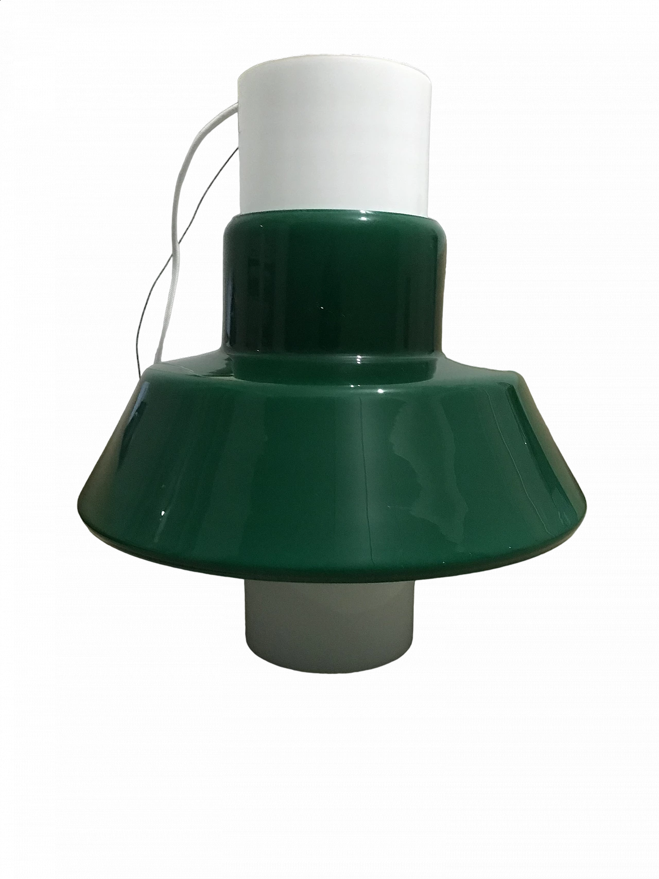 Lampadario in vetro di Lumiere, anni '60 10