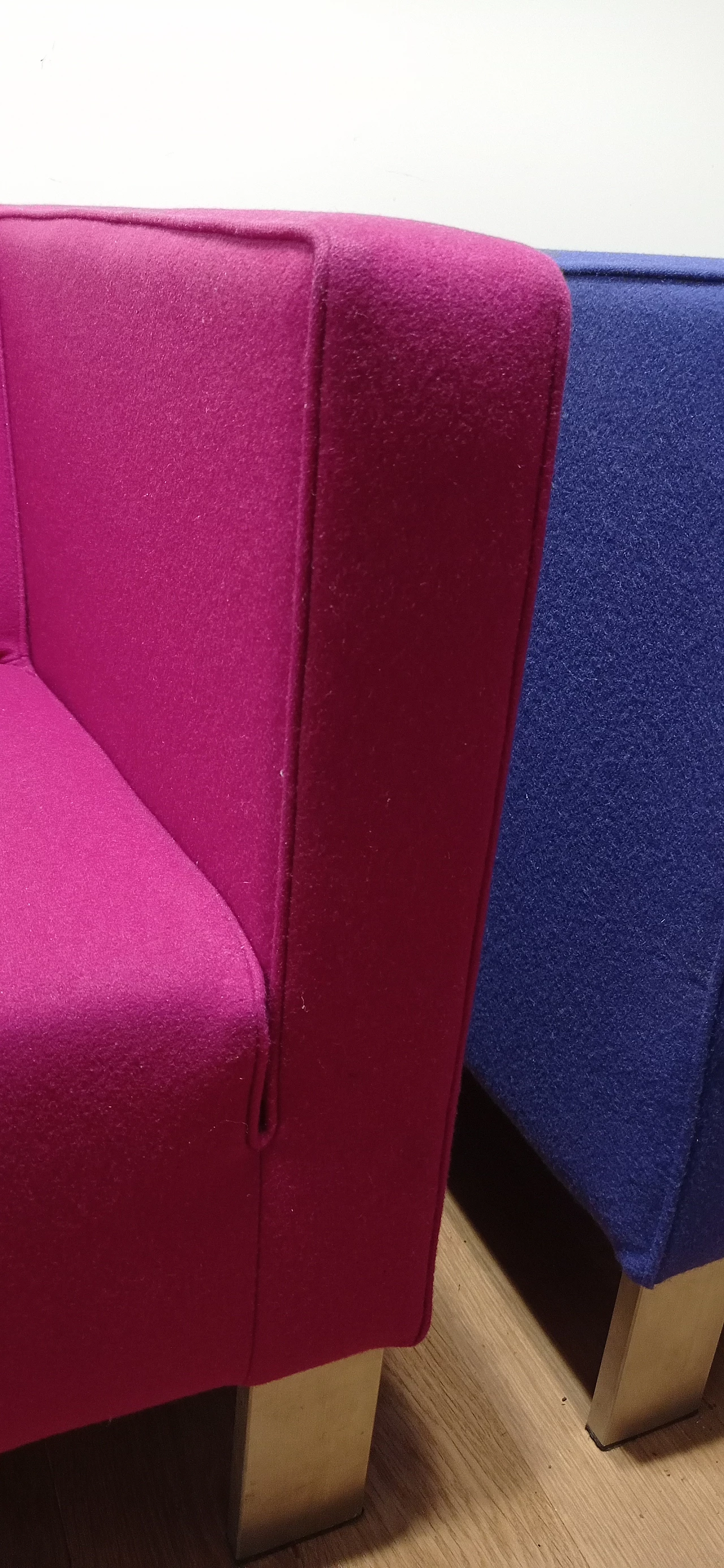 Pair of Lekker Strak armchairs by Gerard van den Berg for Lensvelt 35