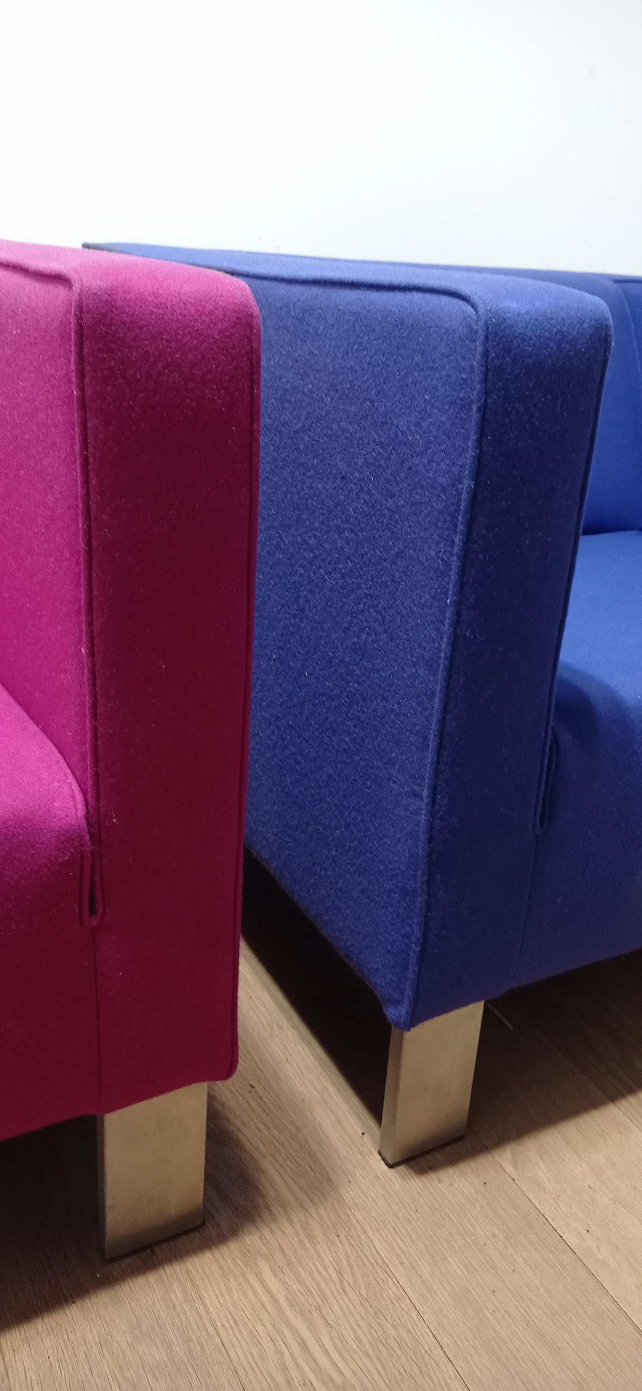 Pair of Lekker Strak armchairs by Gerard van den Berg for Lensvelt 36