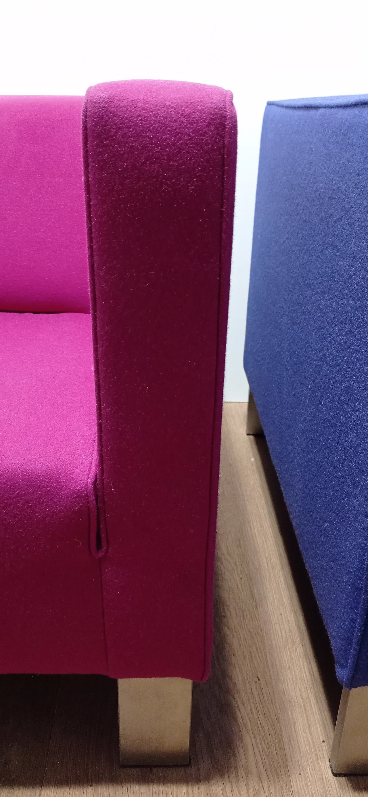 Pair of Lekker Strak armchairs by Gerard van den Berg for Lensvelt 50