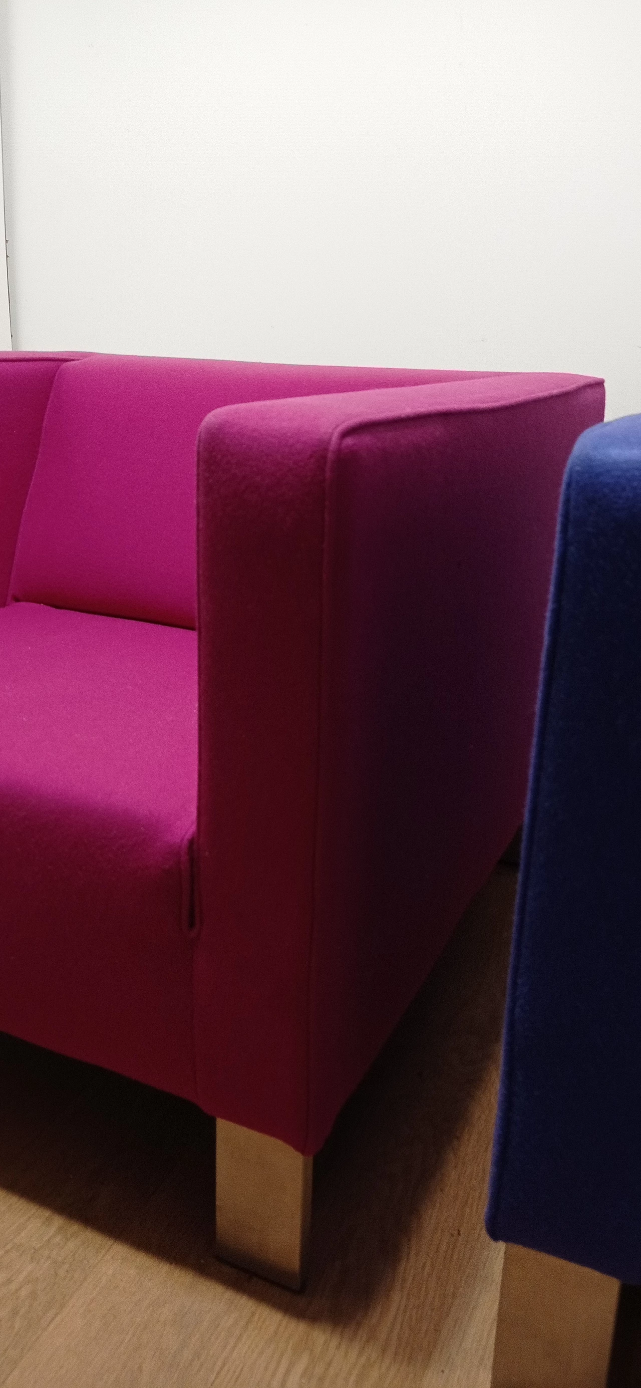 Pair of Lekker Strak armchairs by Gerard van den Berg for Lensvelt 70