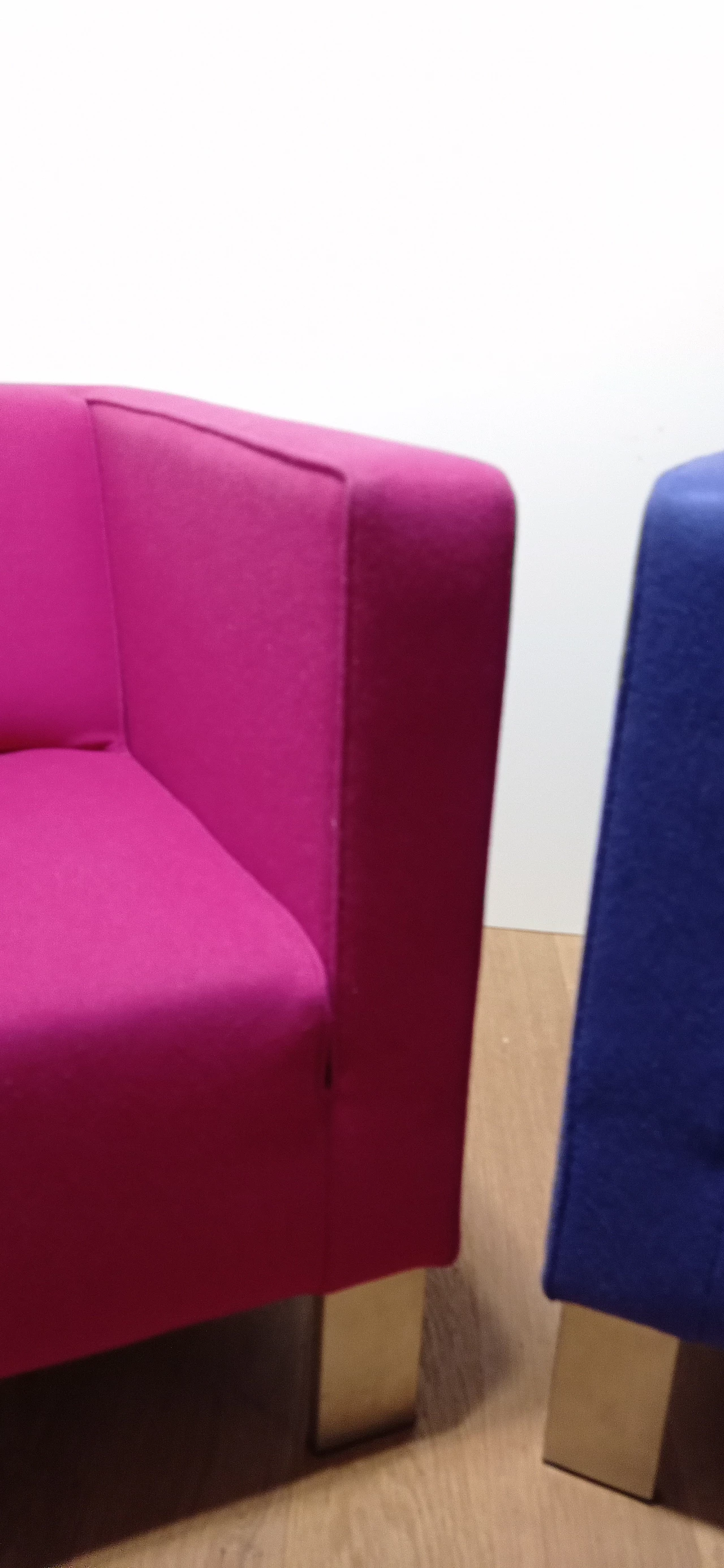 Pair of Lekker Strak armchairs by Gerard van den Berg for Lensvelt 107