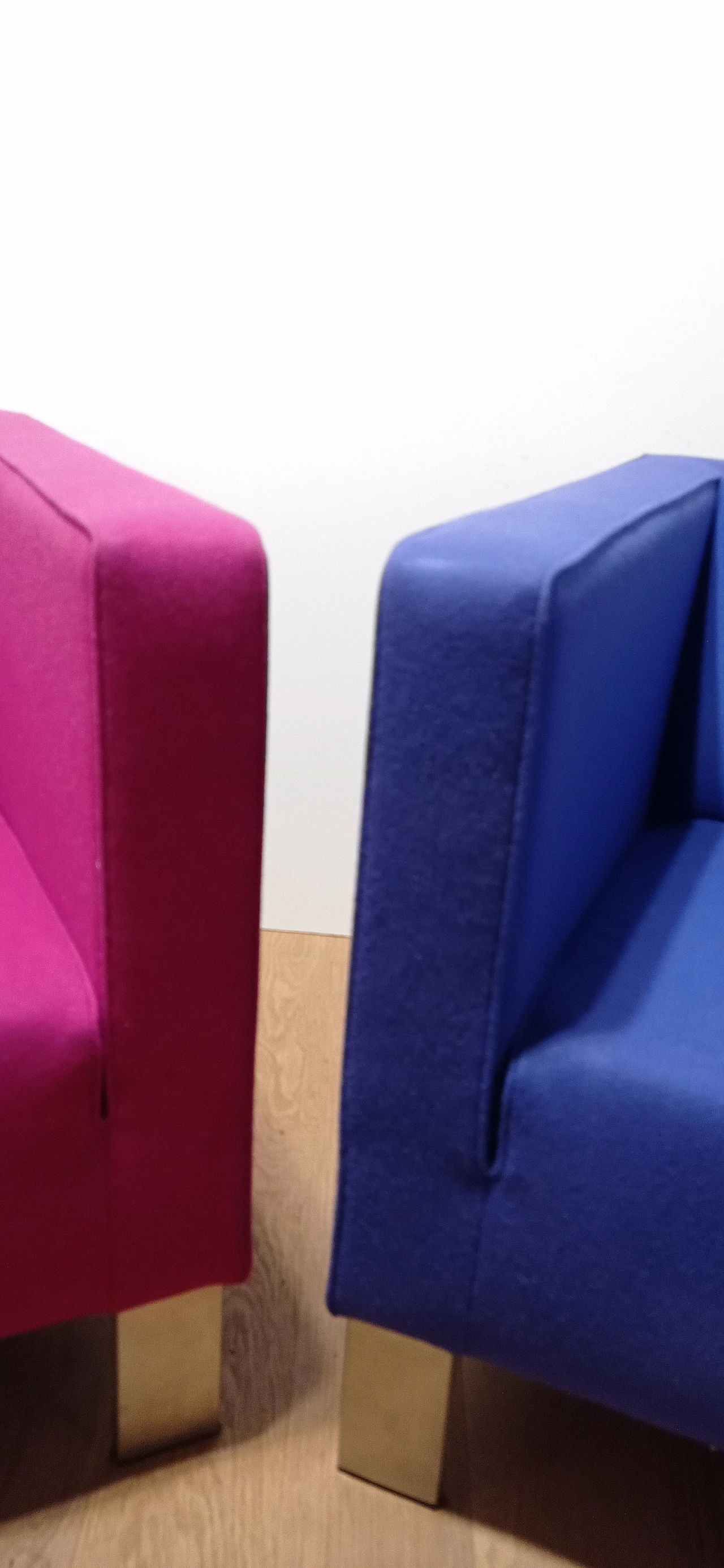 Pair of Lekker Strak armchairs by Gerard van den Berg for Lensvelt 109