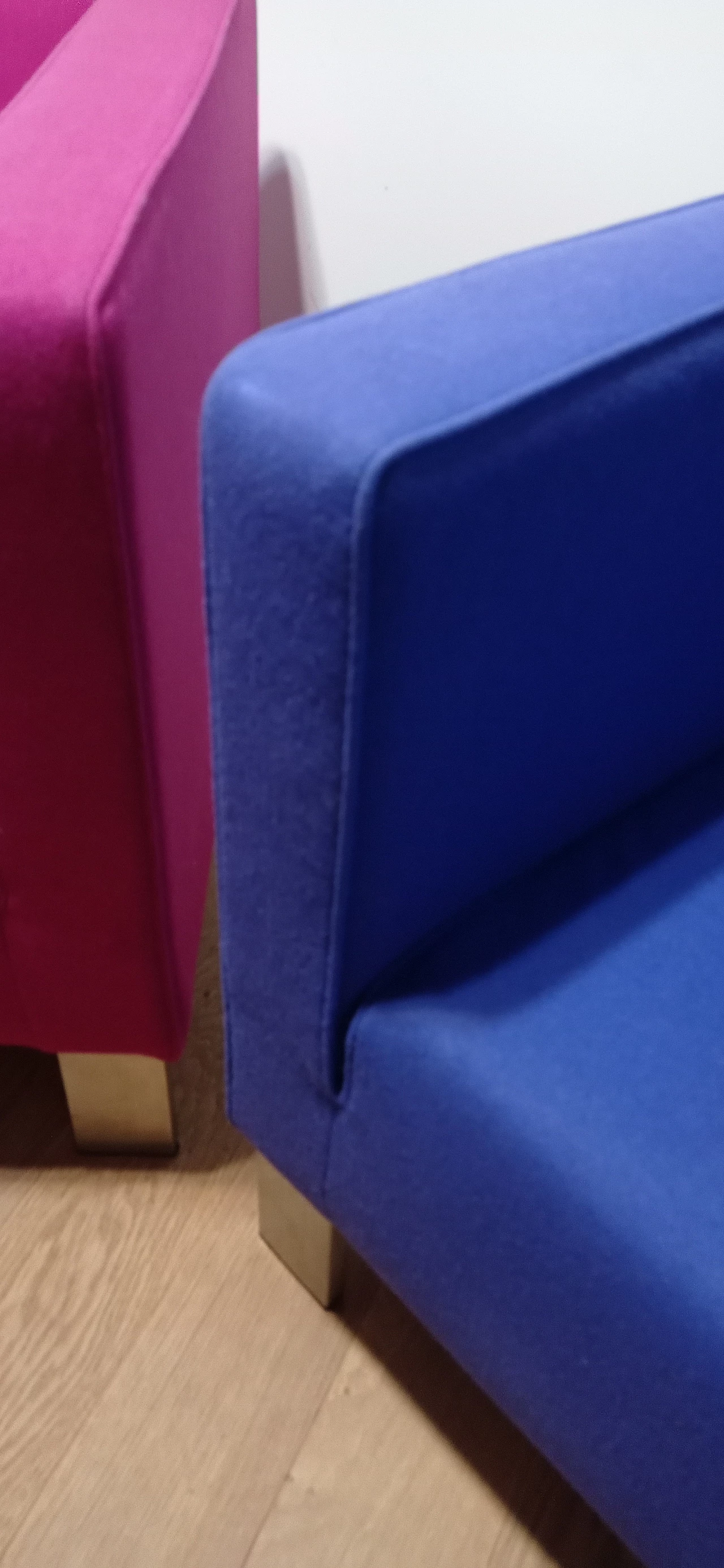 Pair of Lekker Strak armchairs by Gerard van den Berg for Lensvelt 134