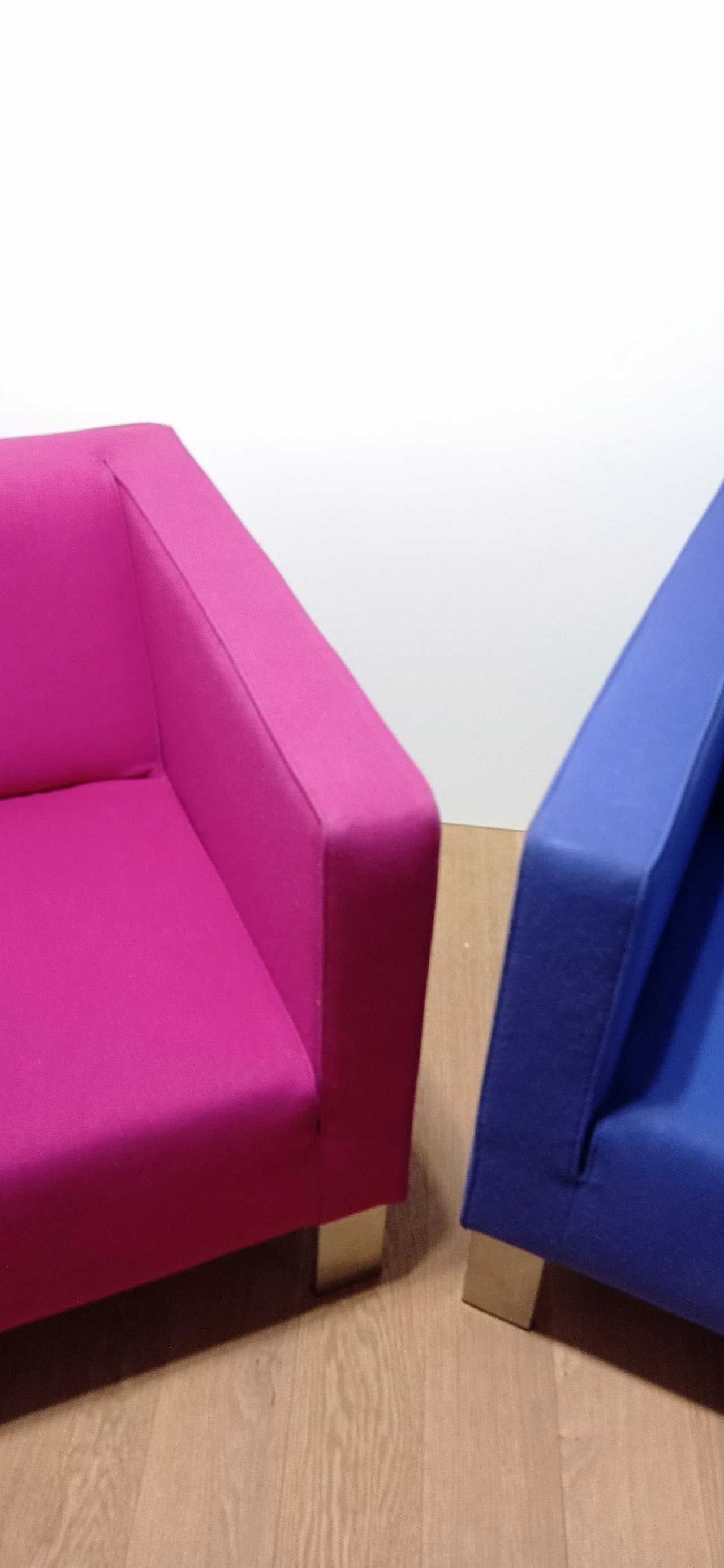 Pair of Lekker Strak armchairs by Gerard van den Berg for Lensvelt 138