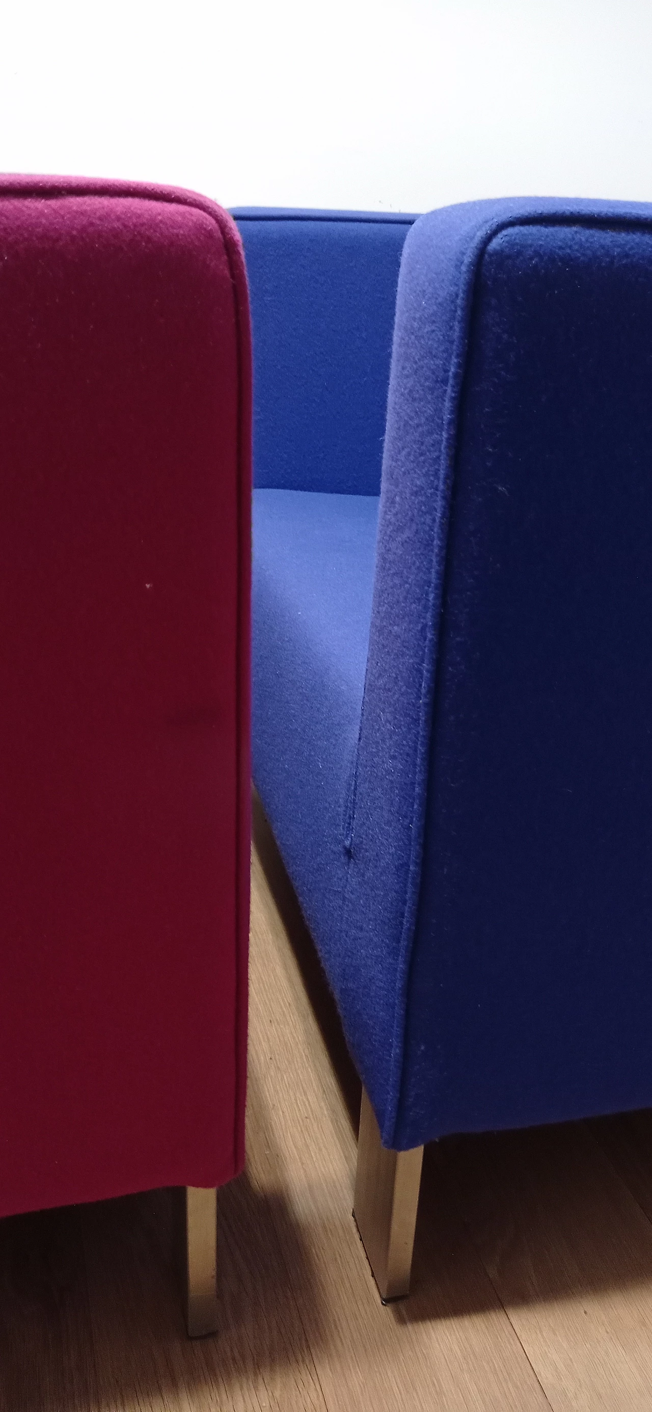 Pair of Lekker Strak armchairs by Gerard van den Berg for Lensvelt 154