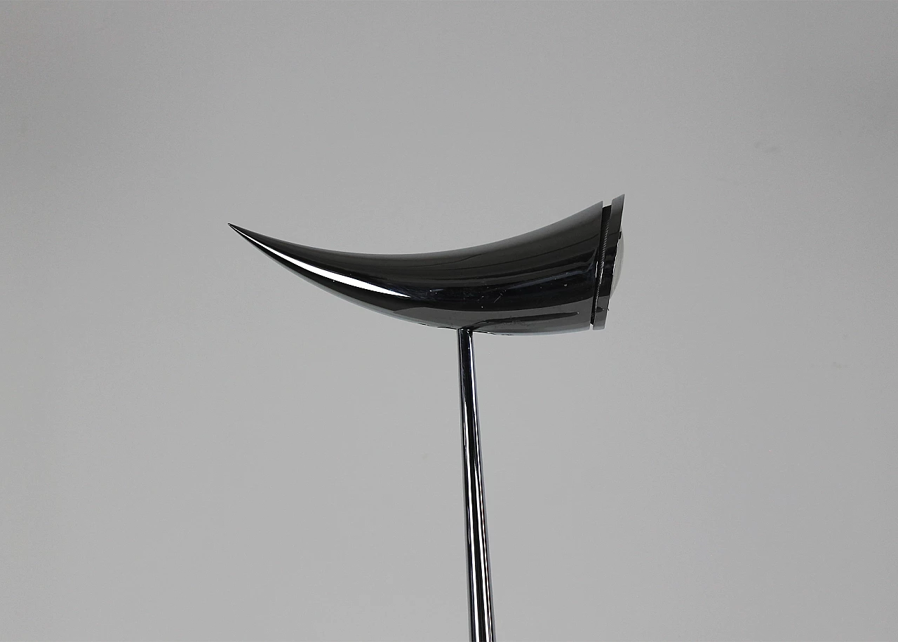 Ara polished chrome metal table lamp by Philippe Starck for Flos, 1988 1