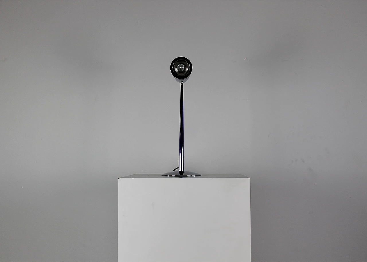 Lampada da tavolo Ara in metallo cromato lucido di Philippe Starck per Flos, 1988 9