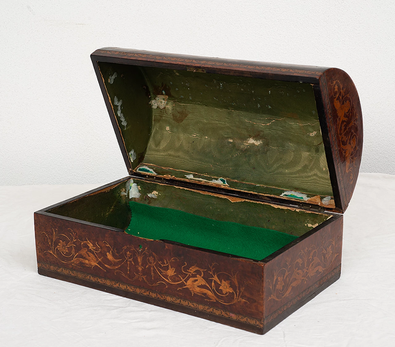 Jewellery box in exotic precious woods, 19th century 6