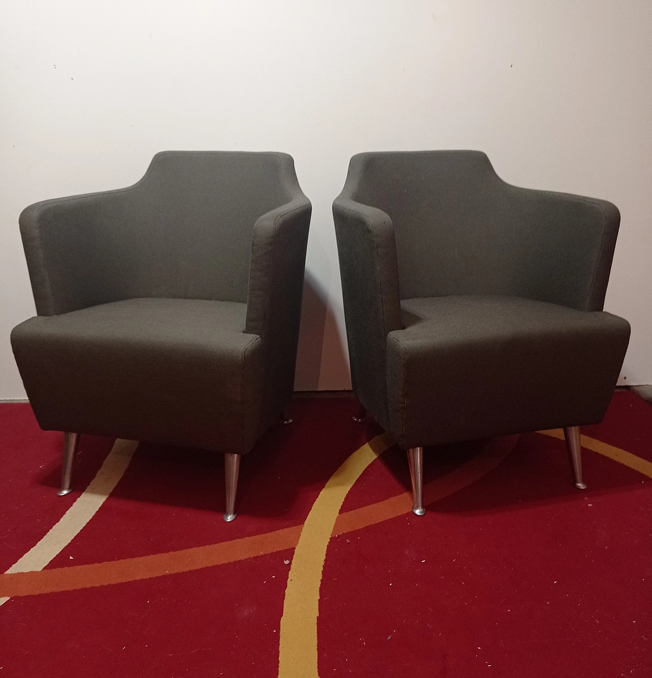 Coppia di poltrone Jules di Enrico Franzolini per Moroso 3