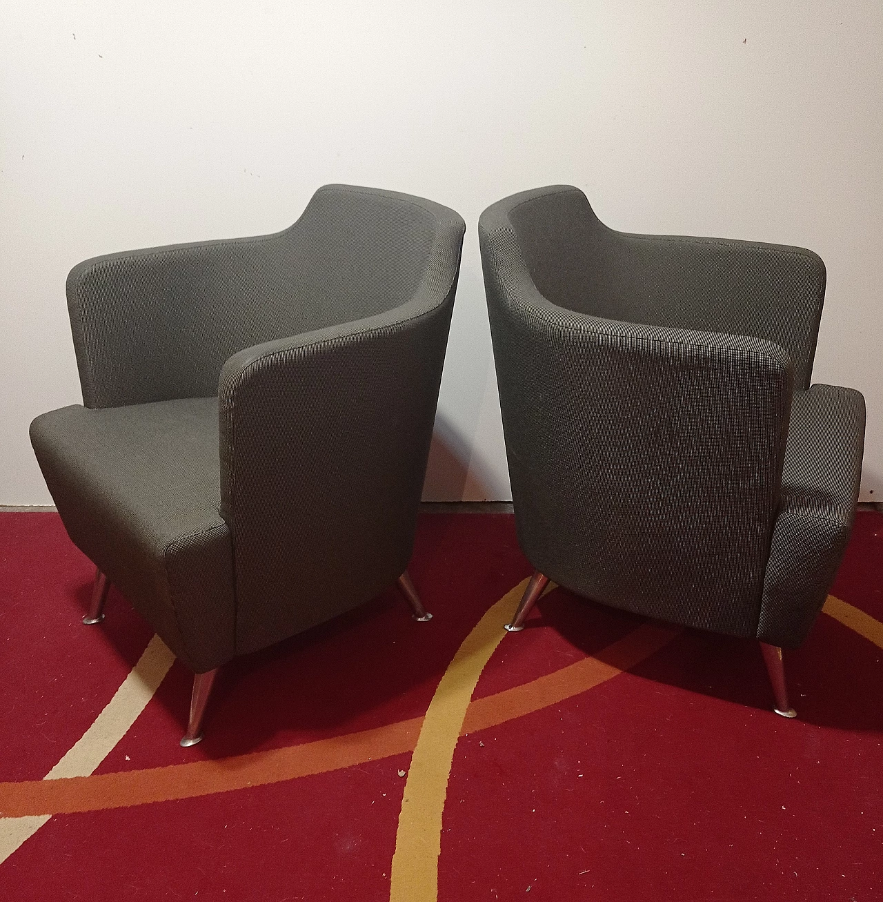 Coppia di poltrone Jules di Enrico Franzolini per Moroso 4