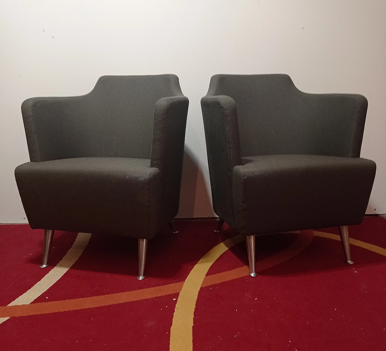 Coppia di poltrone Jules di Enrico Franzolini per Moroso 6