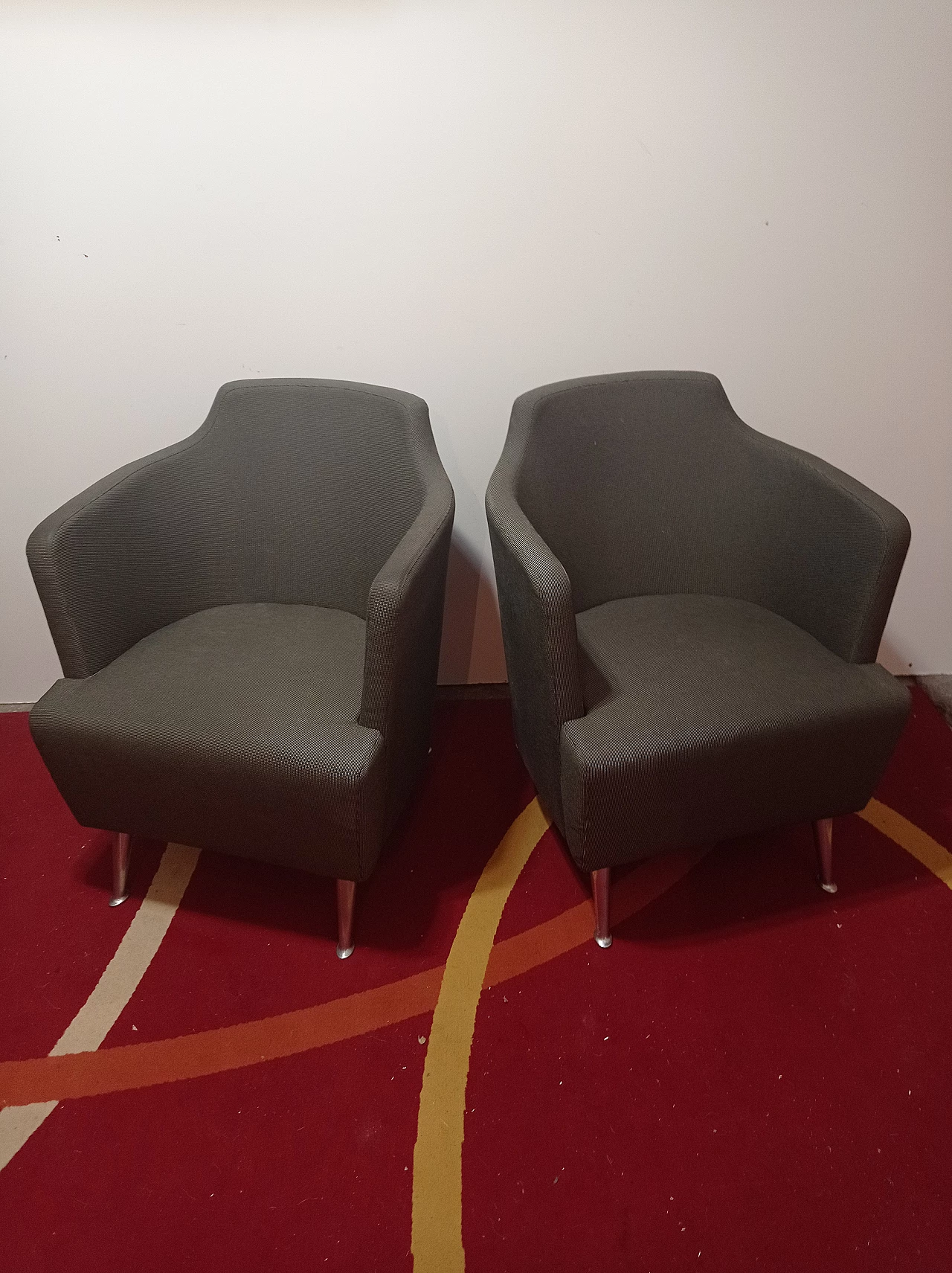 Coppia di poltrone Jules di Enrico Franzolini per Moroso 7