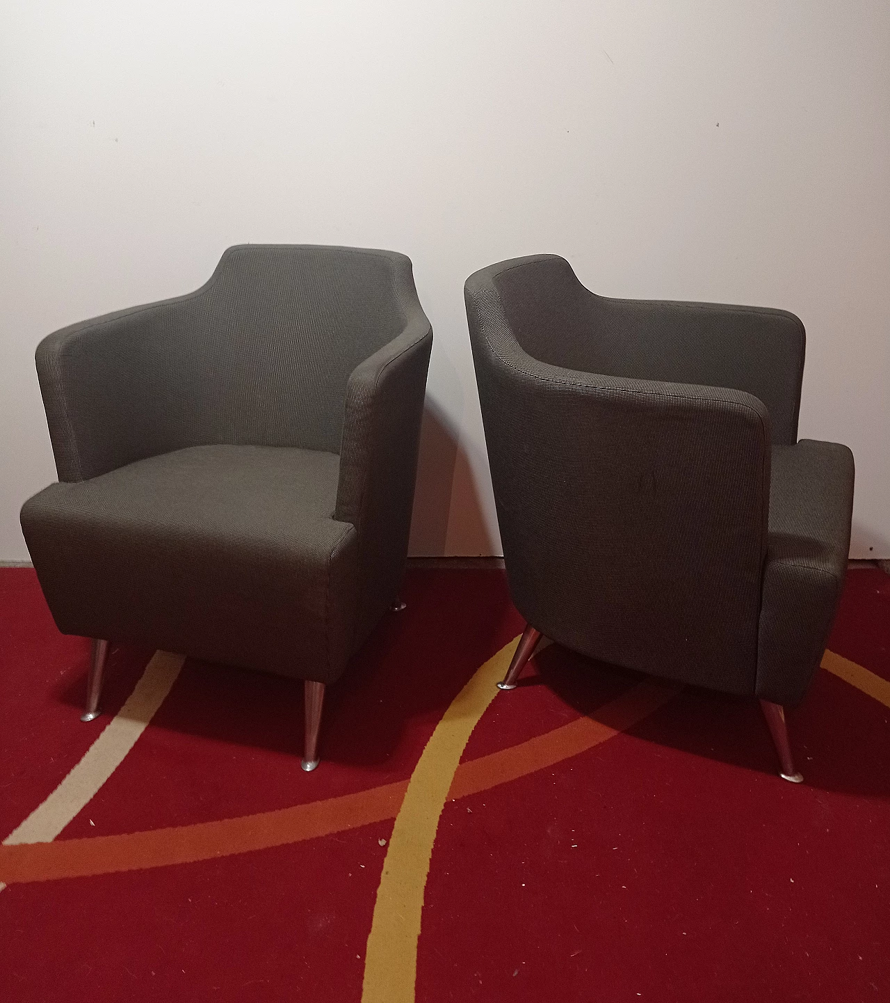 Coppia di poltrone Jules di Enrico Franzolini per Moroso 9