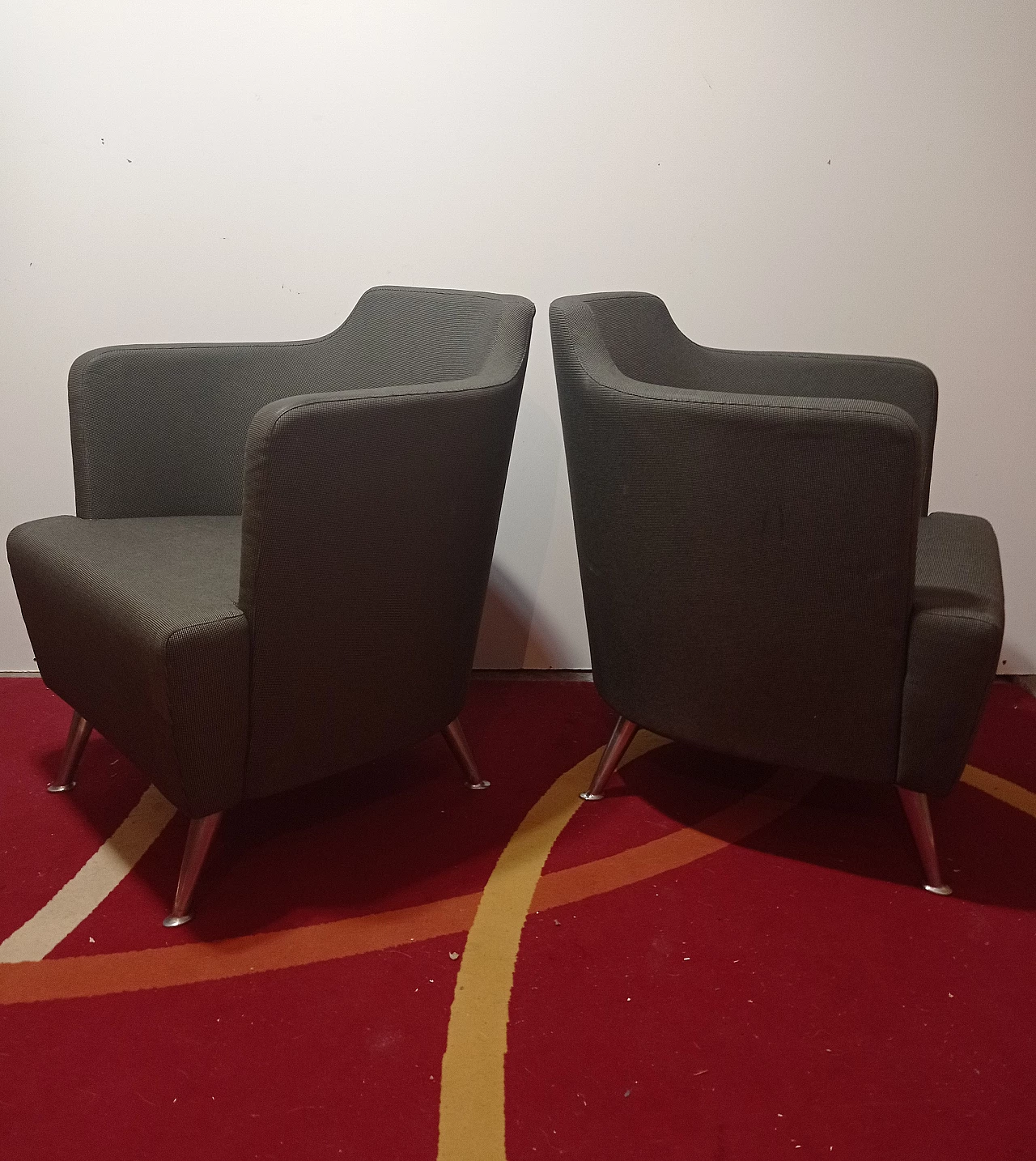 Coppia di poltrone Jules di Enrico Franzolini per Moroso 10